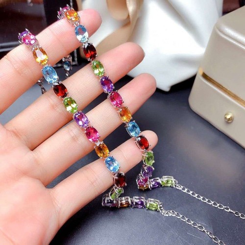 Bracciale catena con zirconi - catena,