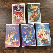 Classic Disney VHS Tape Lot-