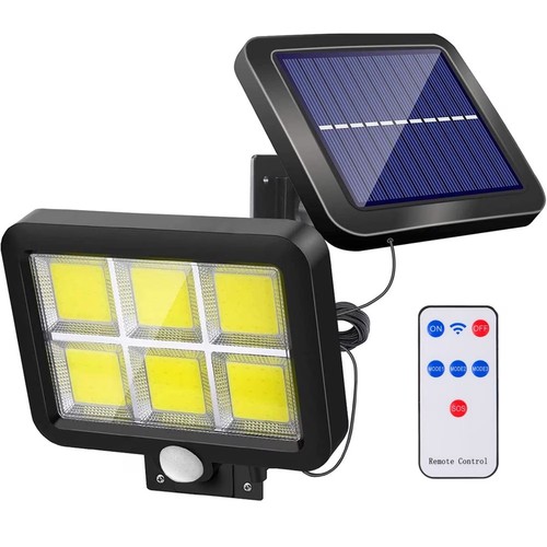 Lampione solare 120 led con - solare,