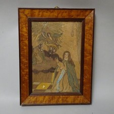 Antico Dipinto E Ricamo