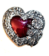 fibbia per cintura donna di stile country made in USA buckle SISKIYOU woman 