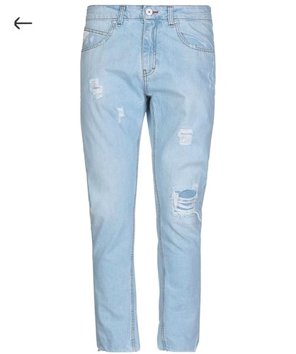 Jeans denim effetto - , strappato