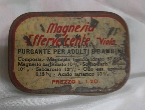 Scatola magnesia effervescente - scatola,