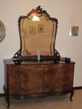 Comò stile Chippendale epoca 1940-1950