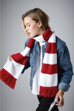 SCIARPA BEECHFIELD STADIUM rigata COLORI squadre CALCIO acrilico 182 x 18 cm 