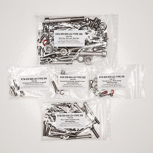 Ktm 500 600 lc4 1988 - 500, kit