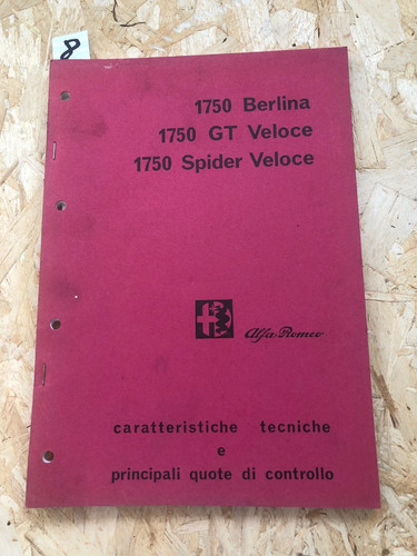 Alfaromeo 1750 sv - /,