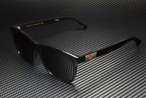 Gucci gg0746s 001 black shiny - gucci,