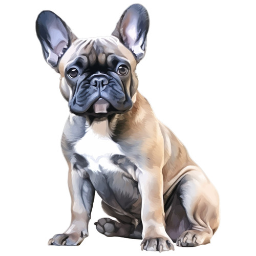 Bulldog francese cane auto