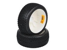 Ruota completa GRP 1:8 Buggy M20 BLOCK design cerchio bianco in N25 Natural C...