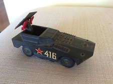 MODELLINO MEZZO ANFIBIO MILITARE BTR 40 LANCE ROCKETS SOLIDO N° 225 SCALA 1/71