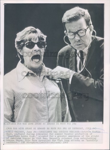 1965 press photo funny - press, martha
