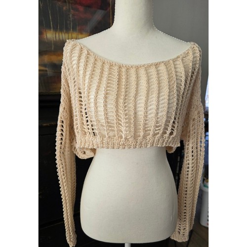 Fashion nova cream - crop, top