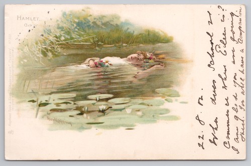 Hamlet ophelia drowning - hamlet, harold