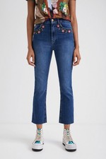 Jeans donna Desigual ricamati