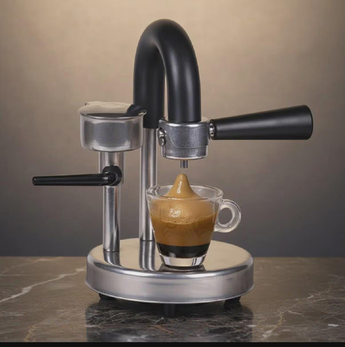 Creamy espesso coffee - coffee, machine