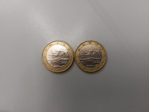 Due monete euro finlandia - monete,
