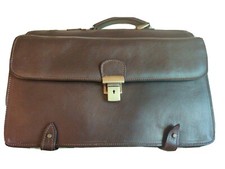 Borsa vintage da medico di pelle vera