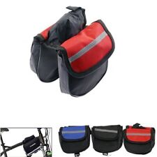 BORSA BORSELLO DOPPIA SACCA PORTA OGGETTI PER BICI BICICLETTA IMPERMEABILE