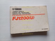 Yamaha FJ 1200 (U) 3CV 1987 manuale uso manutenzione libretto originale italiano