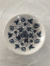 W.H.GRINDLEY ENGLAND OLD CHELSEA CIOTOLA PIATTINO FIORI BLU