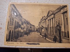 Cartolina Mirandola Via Fenice Animata Fg Viag 1952 N 11 Per Veri Collezionisti 