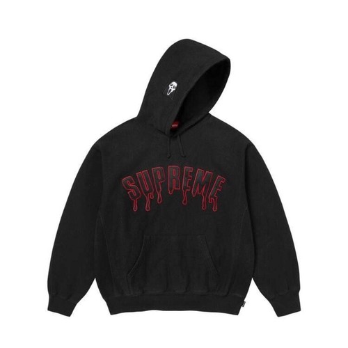 Felpa supreme ghostface nera - x,