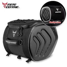Borsa Moto da Viaggio Posteriore Impermeabile Porta Casco Schienale Sella 30L
