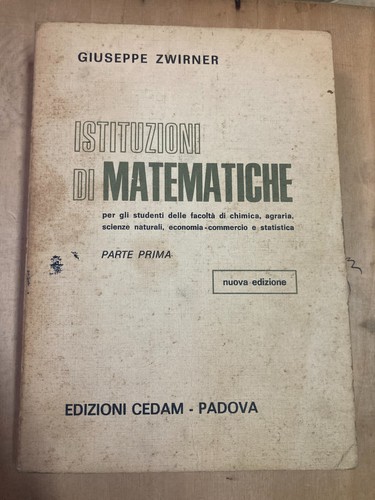 Istituzioni matematiche - istituzioni, di