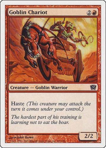 Mtg magic goblin - 1x, chariot