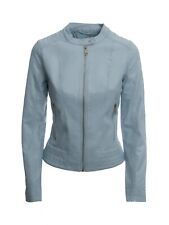 JOPHY & CO. Giacca Corta Donna Ecopelle con Tasche, Cerniere e Scollo  cod. 8820