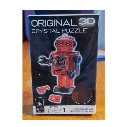 Bepuzzled crystal robot - 3d,