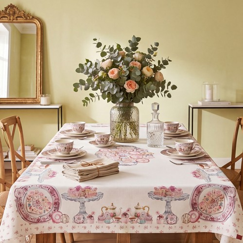 100 cotton bakery tablecloth - 100%,