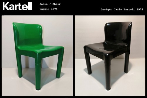 Kartell sedia 4875 carlo - kartell,