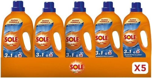 5pz sole detersivo lavatrice - 5pz,