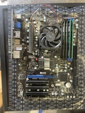 Scheda madre MSI 785GT-E63 AMD AM3 CON CPU Phenom II 1045T e memoria 8GB