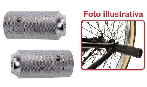 Coppia pedane peg bici bmx - bmx, in