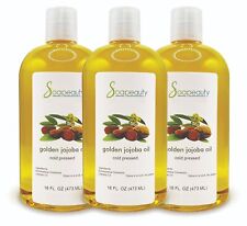 OLIO DI JOJOBA 100% puro grezzo non raffinato dorato naturale spremuto a freddo da Soapeauty
