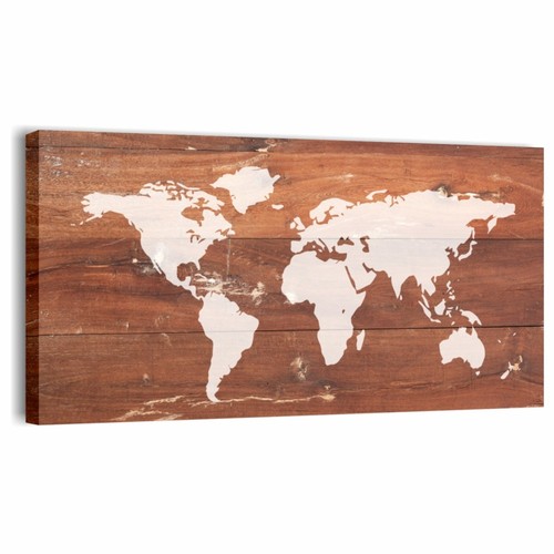 Quadro mappamondo vintage - quadro,