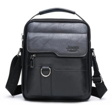 BORSELLO UOMO TRACOLLA JEEP  (NERO,MARRONE CHIARO)