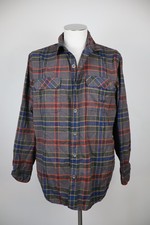 WOOLRICH CAMICIA UOMO TG. XL MAN CASUAL VINTAGE SHIRT MANICA LUNGA POLIESTERE