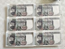 Italia - N. 6 banconote da