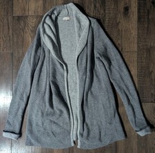 Maglione cardigan grigio