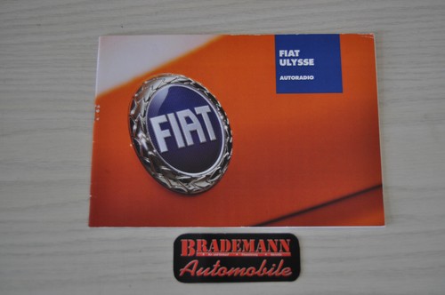 Fiat ulysse 179 manuale - uso, e