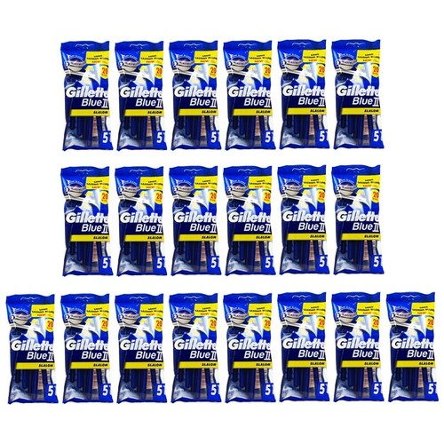 100pz gillette blue - 100pz,