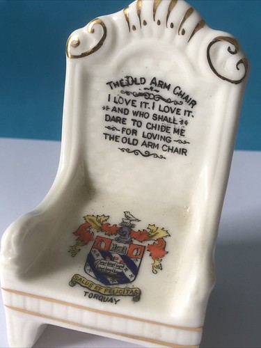 Torquay crested china - crested,