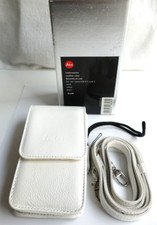 LEICA Borsa bianca in pelle
