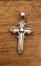 Pendant cross crucifix metal