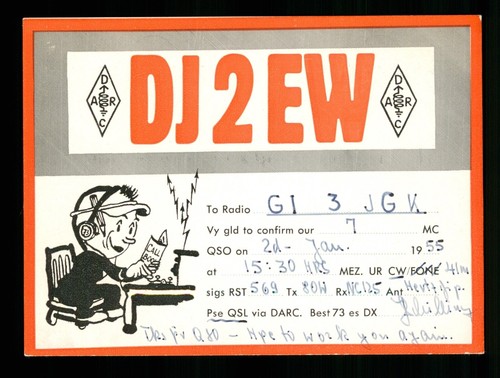 Qsl card radio - 1, germany