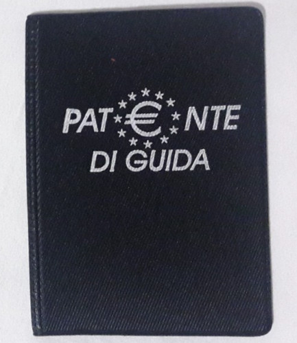 Porta patente sergé colore - porta,